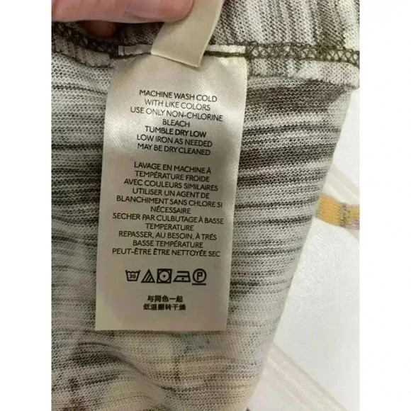 Free People Hey Girl Cotton Strappy Tank Top Floral Army Combo Small NEW - Picture 5 of 5